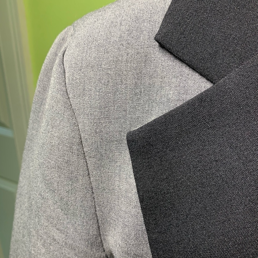 Aqua Grey/Black Style Blazer - Picture 3 of 14